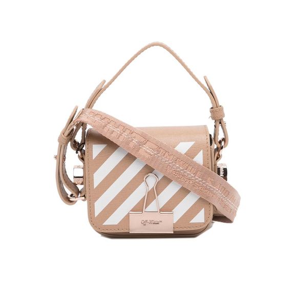 Off-White Handbags - Pre Loved Off-White Mini Diag Binder Clip Bag